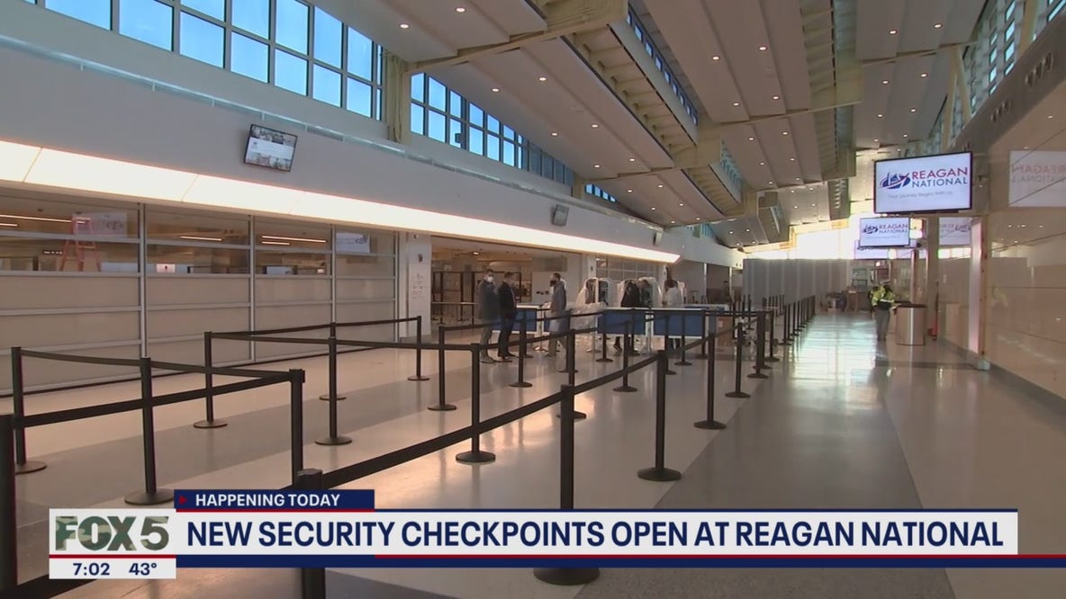 New security checkpoints open at Reagan National Airport